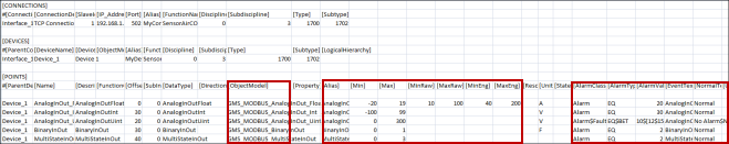 CSV_InOut Instances